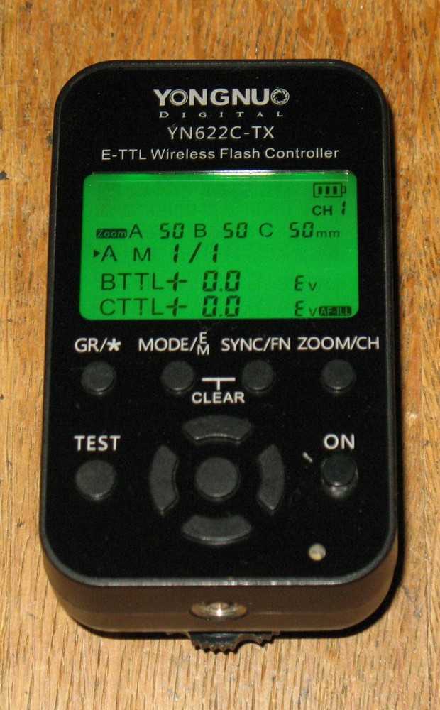 Yongnuo YN622C-TX E-TTL Wireless Flash Controller