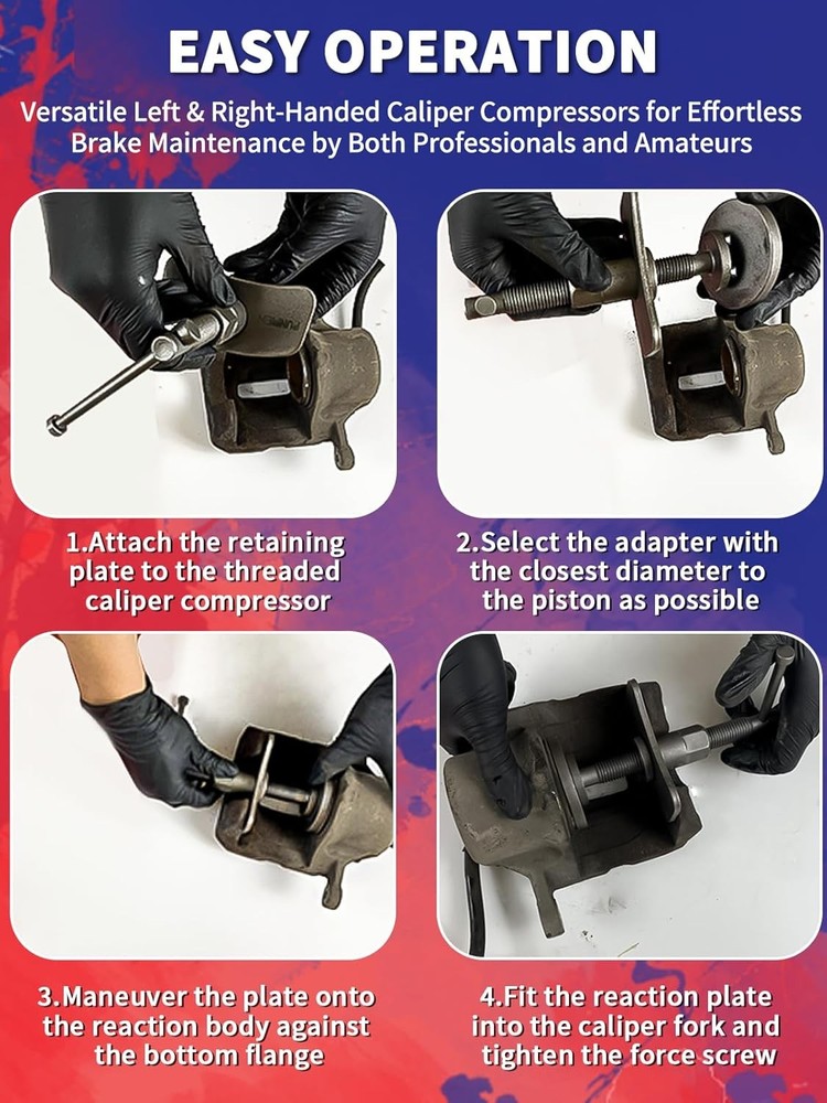 Brake Caliper Compression Tool Heavy Duty Disc Piston Rewind