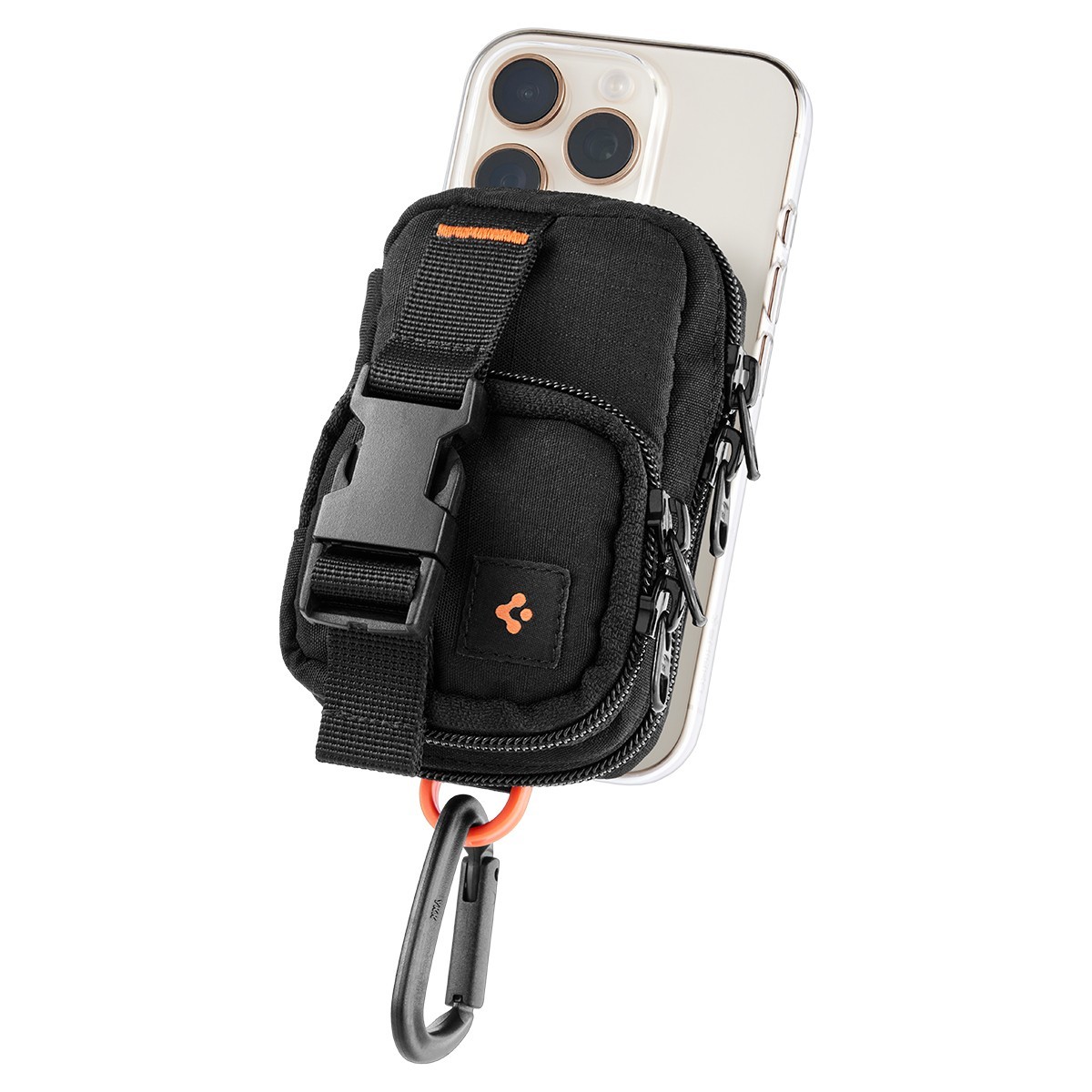 Spigen Snap Zip Pouch | EDC Mini MagSafe Backpack Organizer Card & AirPod Holder