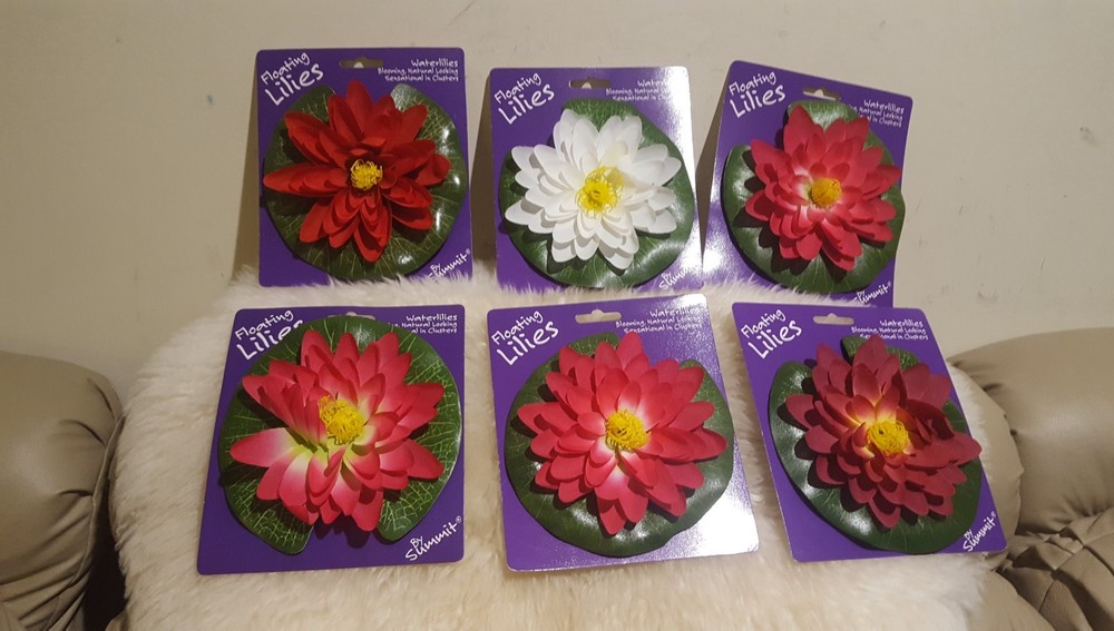 New 6 Summit floating waterlilies B