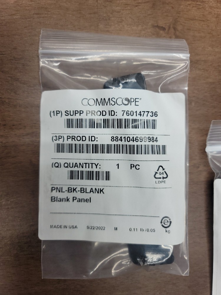 Commscope PNL-BK-BLANK (760147736) Patch Panel Blank Plate