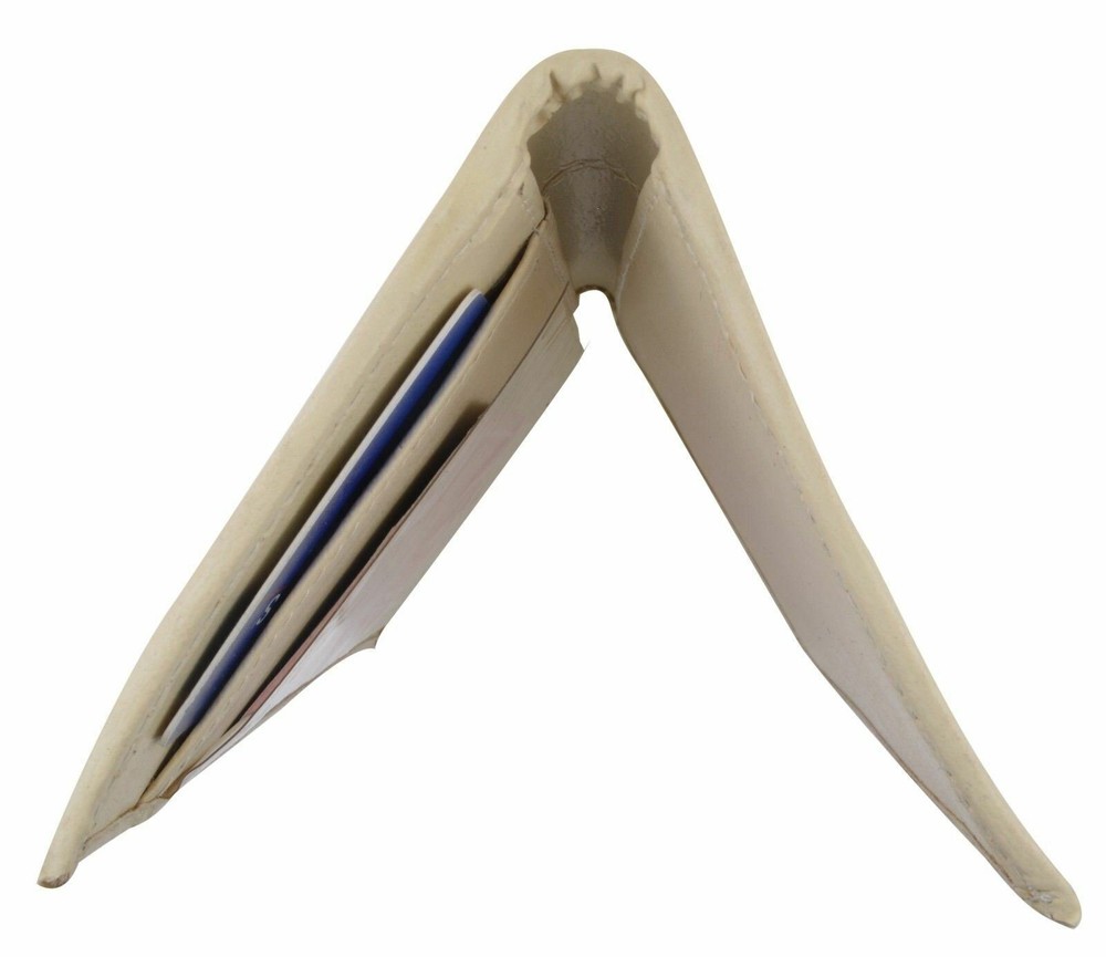 Basic Checkbook Cover Cream NEW
