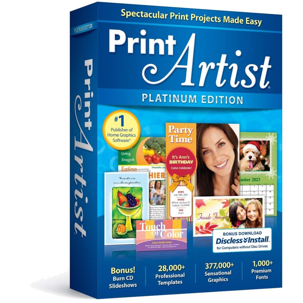 Create Spectacular Print Projects with Print Artist