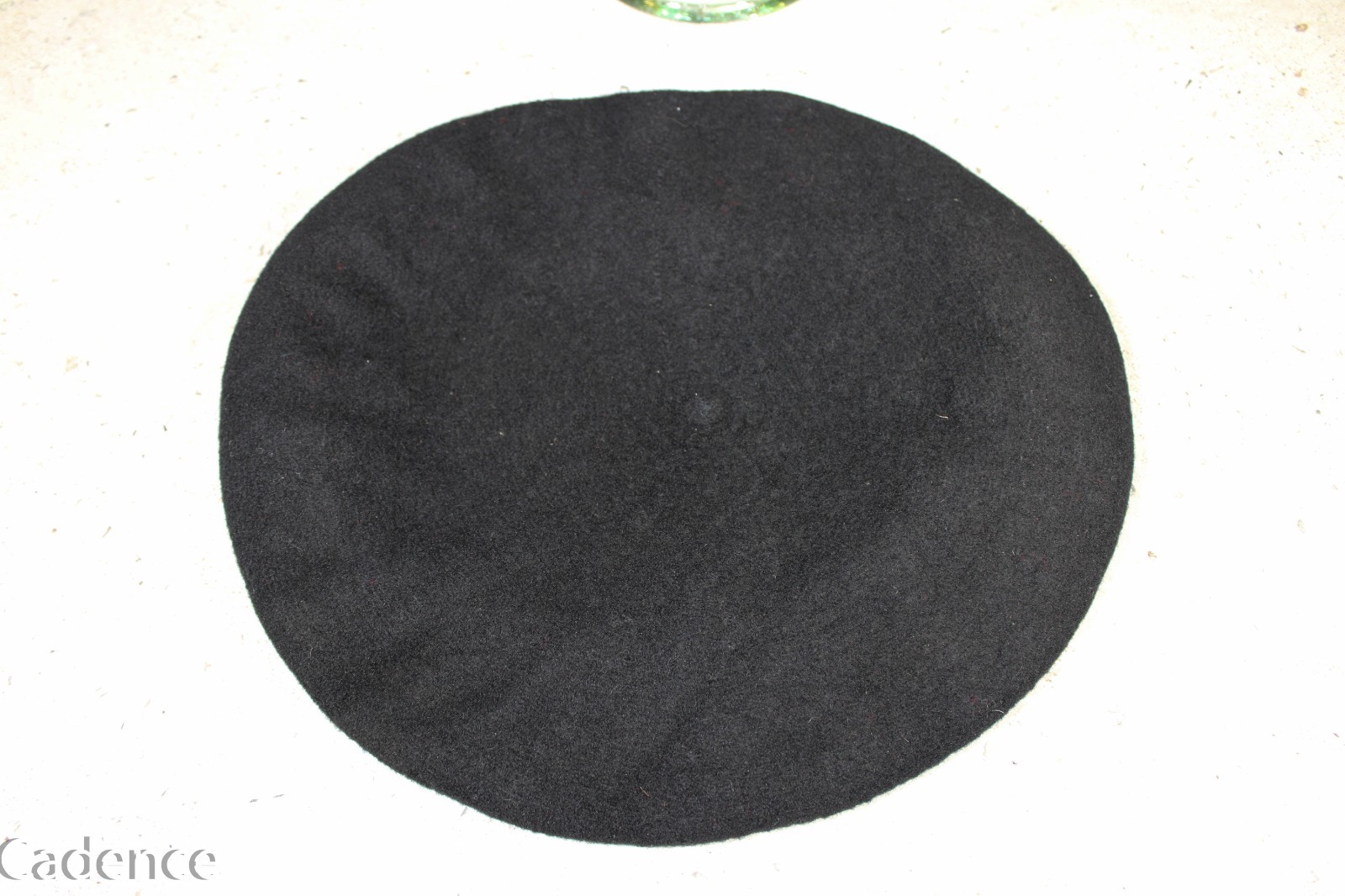 US Vietnam Black Ranger Beret Canadian Made Dated 1952 Huge 7 1/2 Worn S931