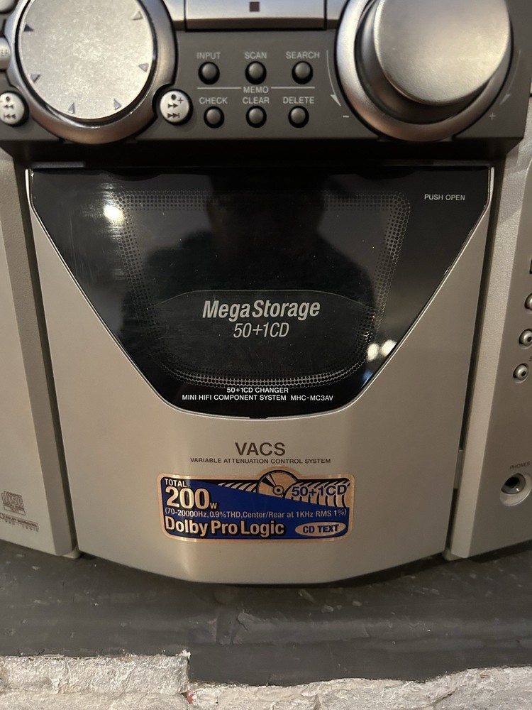 Sony Compact Disc Deck Receiver HCD-MC1 Mega Storage 50+1CD Tape Doesn't Work