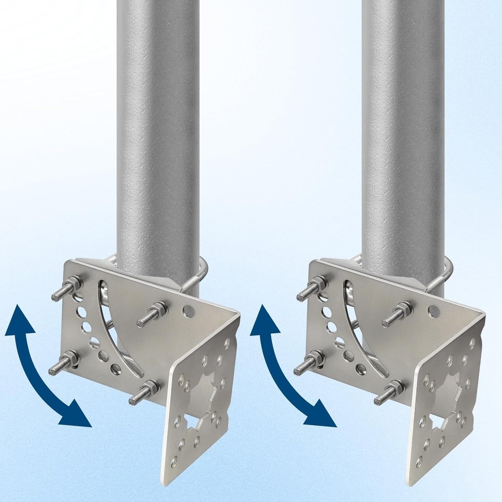 Heavy-Duty Antenna Mount Bracket Set – Adjustable & Weather Resistant, 2PCS