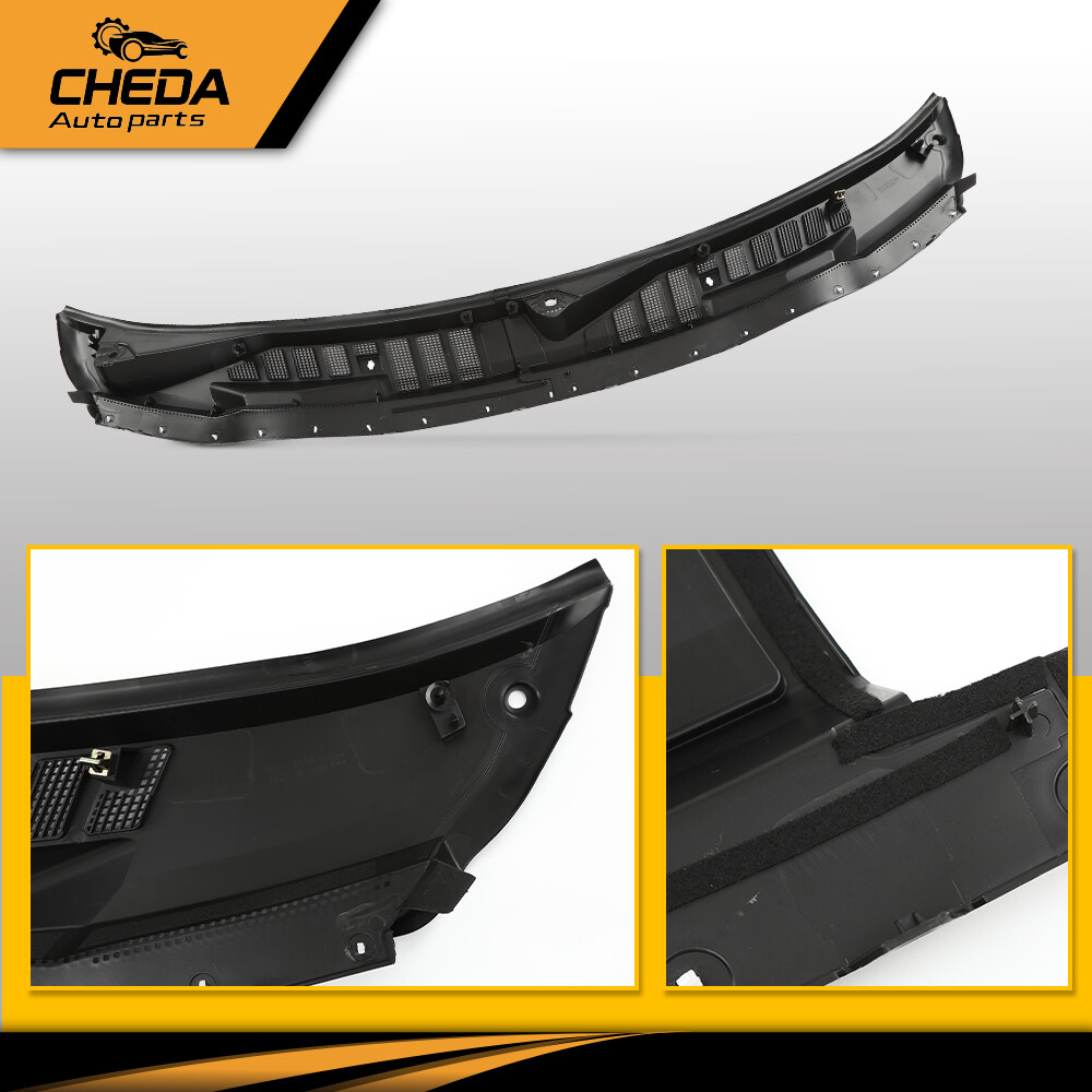 Fit For 2017-22 Ford Super Duty F250 F350 Windshield Wiper Cowl Panel Grille Set