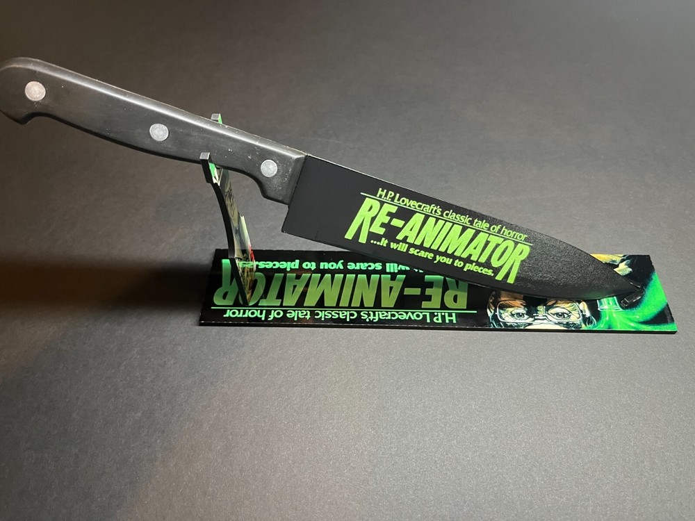 Re-Animator Kitchen Knife With Sublimated Stand
