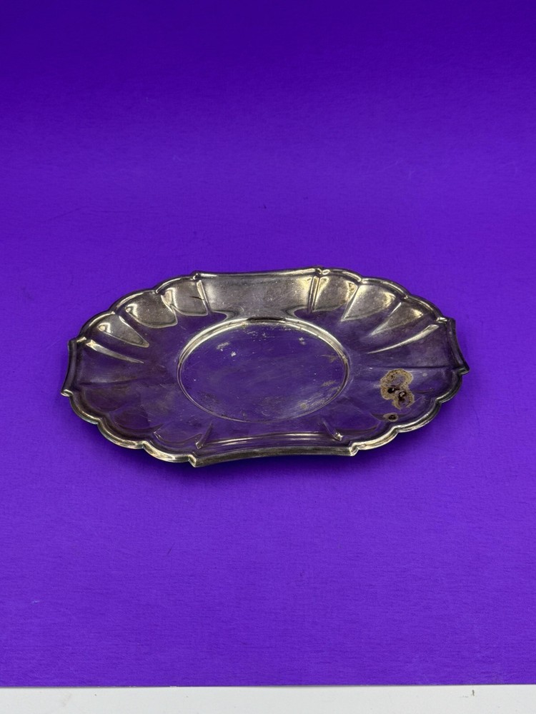 Silverplate Newport By Gorham Vintage Oval Dish Bowl Small