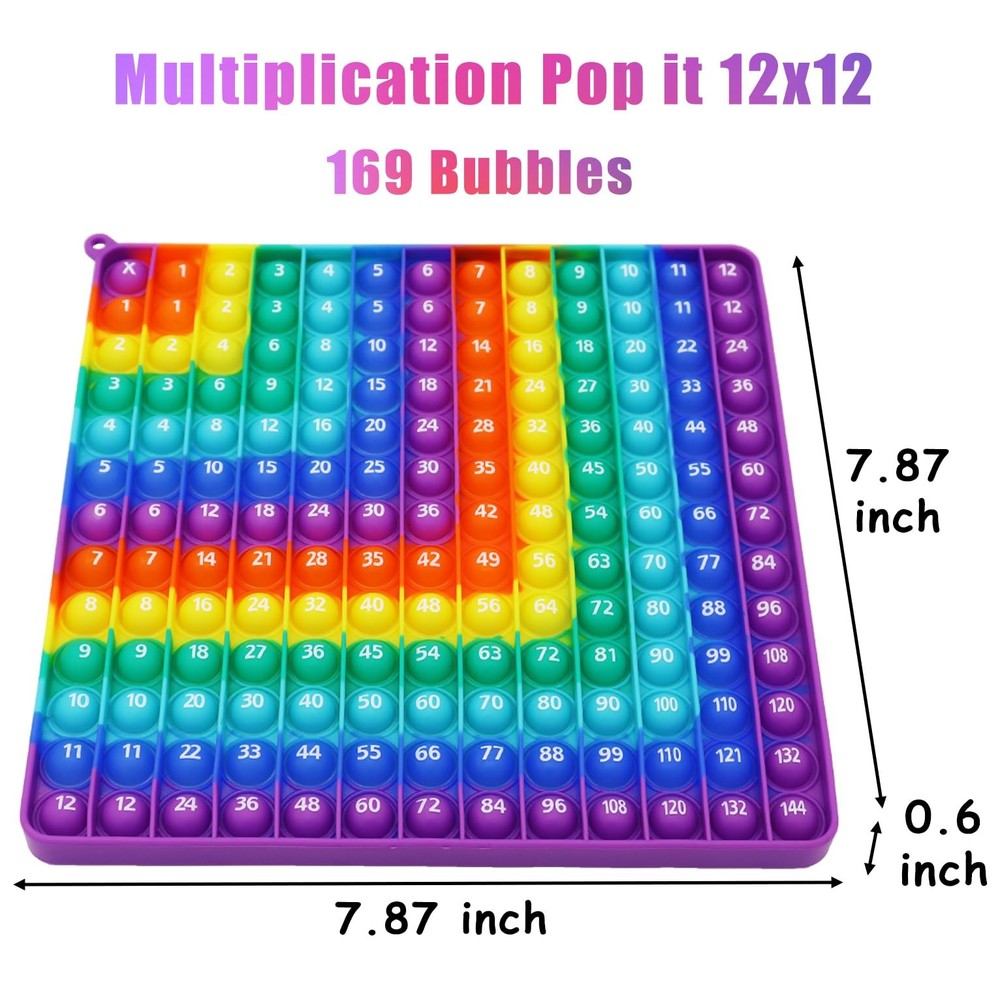 Multiplication 12x12, Addition 1-12, Math Rainbow