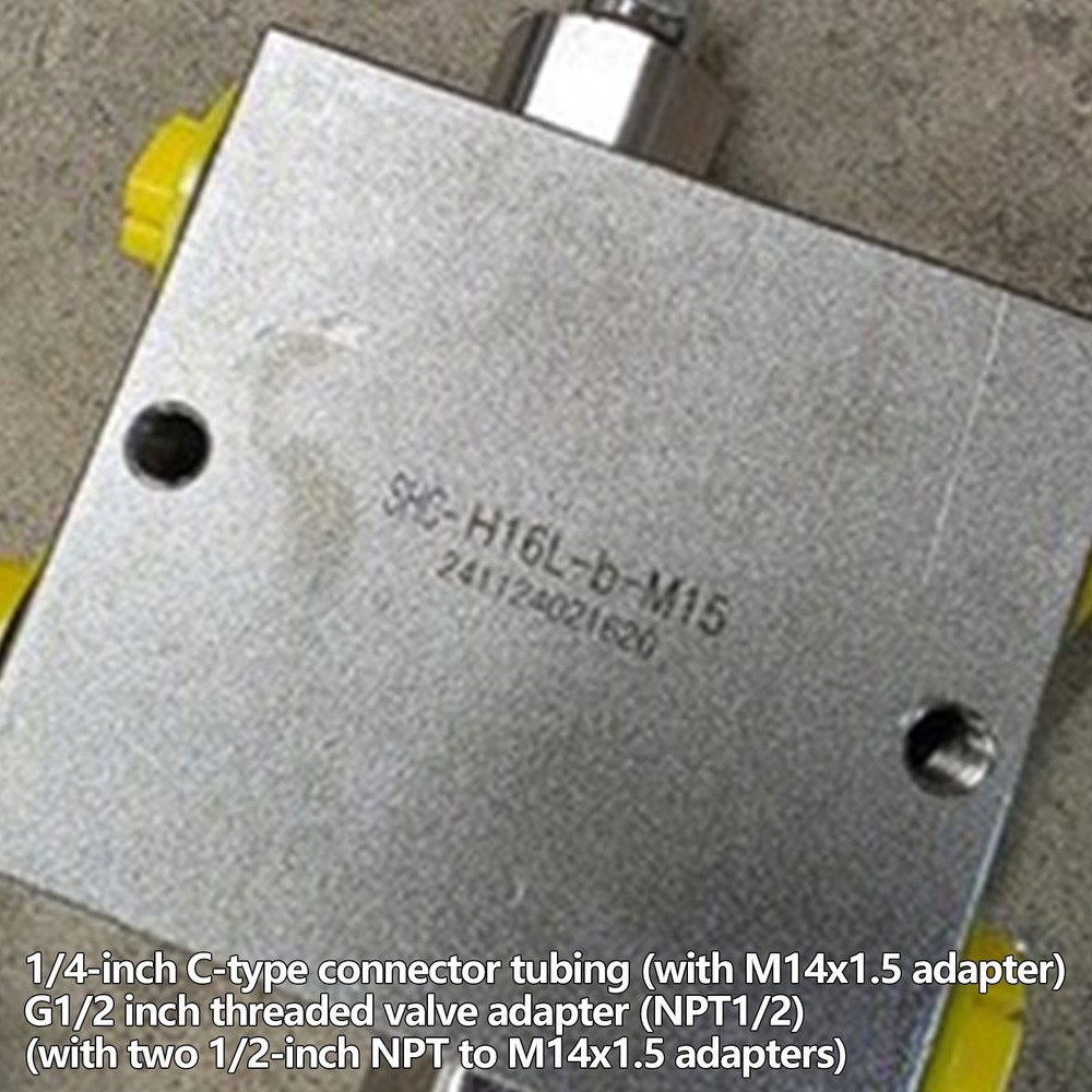 Mini Excavator Cushion Valve Kit Complete for Swivel Motor C-Type Interface
