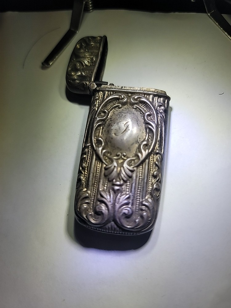 STERLING SILVER MATCH CASE