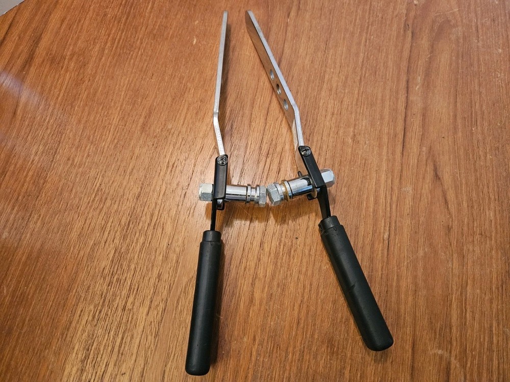 Teeter Hang Ups Inversion Table Replacement 3 Hole Hinges Pair with Handles