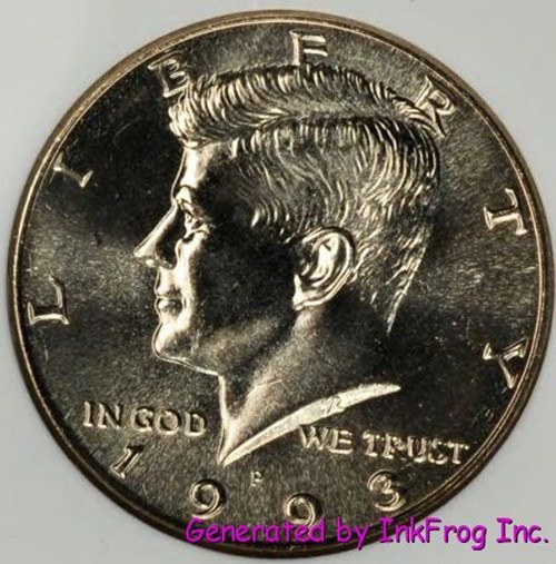 1993 P & D Kennedy Half Dollar Gem Bu from mint sets