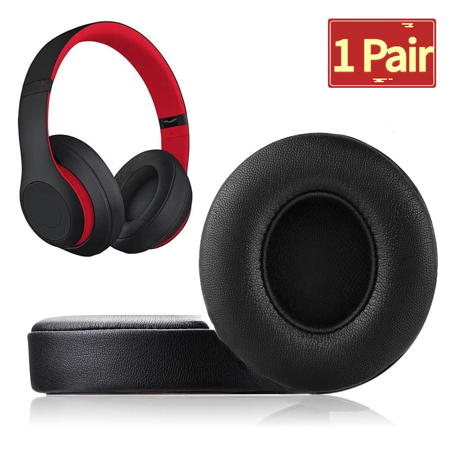 2x Ear Pad Cushion Replacement For Beats Dre Studio 2 3 Wireless / Wired 2.0 3.0