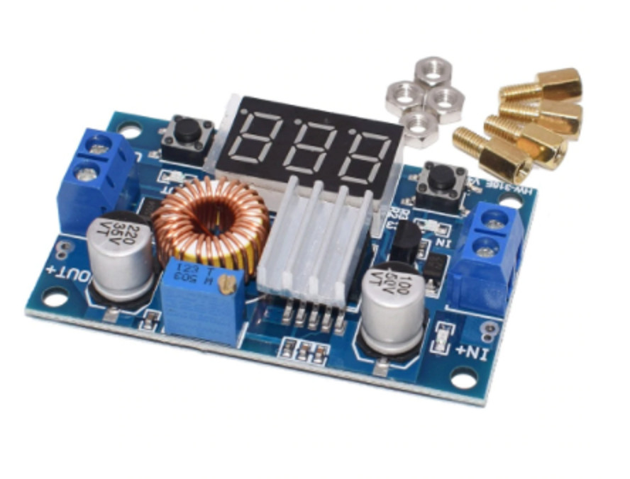 5A DC-DC adjustable step-down module XL4015 + a voltmeter 4~38V