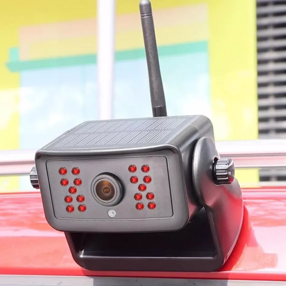 5" Monitor 1080P Solar Magnetic Wireless RV Backup Camera for Car Trailer Truck