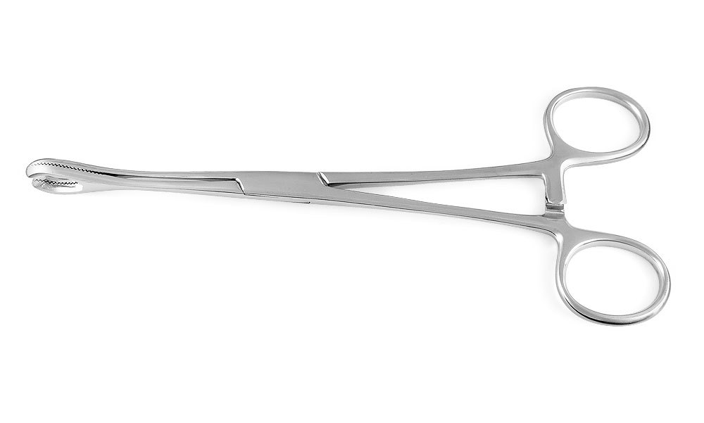 Sponge Forester Forceps 6.5 inch SLOTTED piercing tool