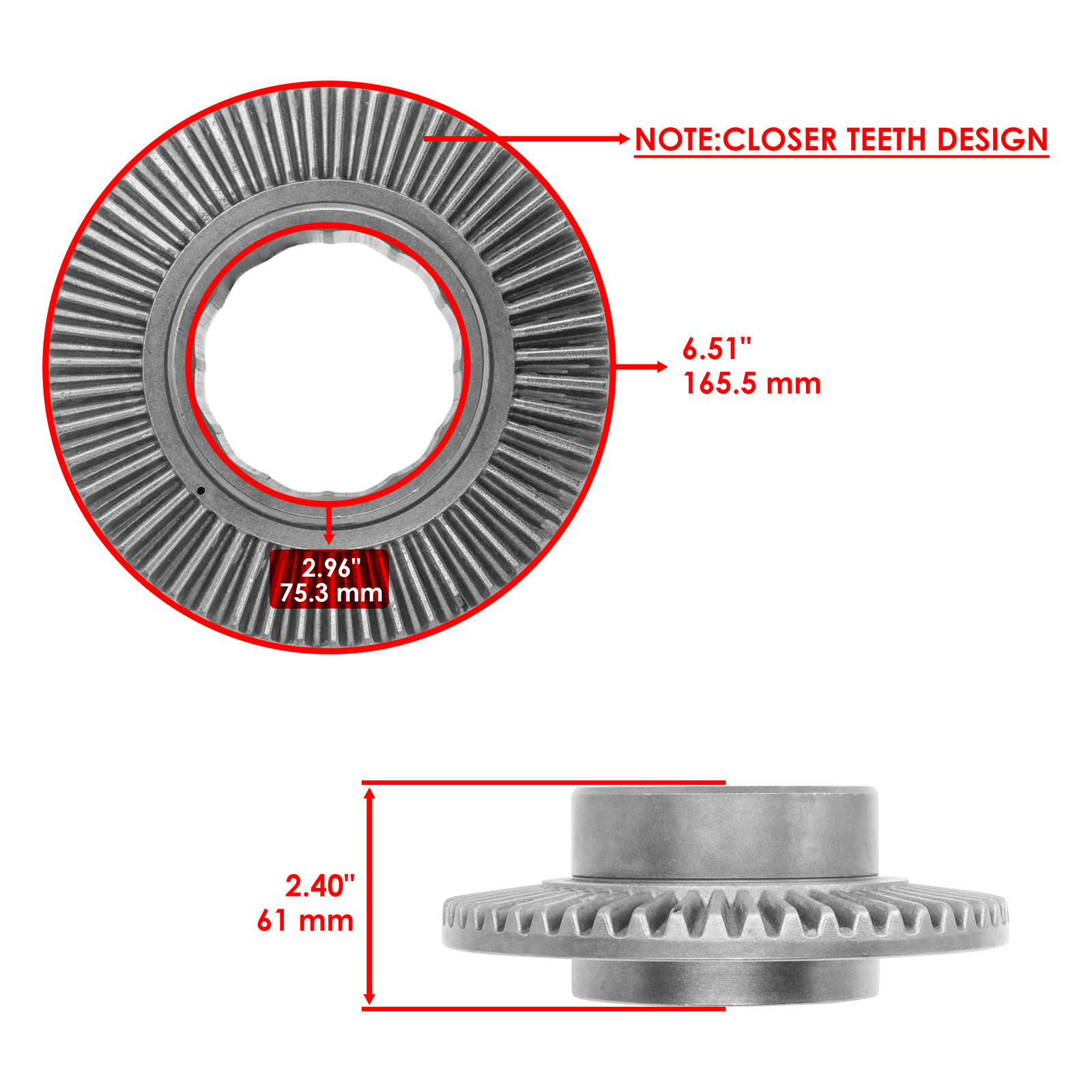 Front Differential Kit For Polaris RZR XP 1000 2014-23 / RZR XP 4 1000 2014-23