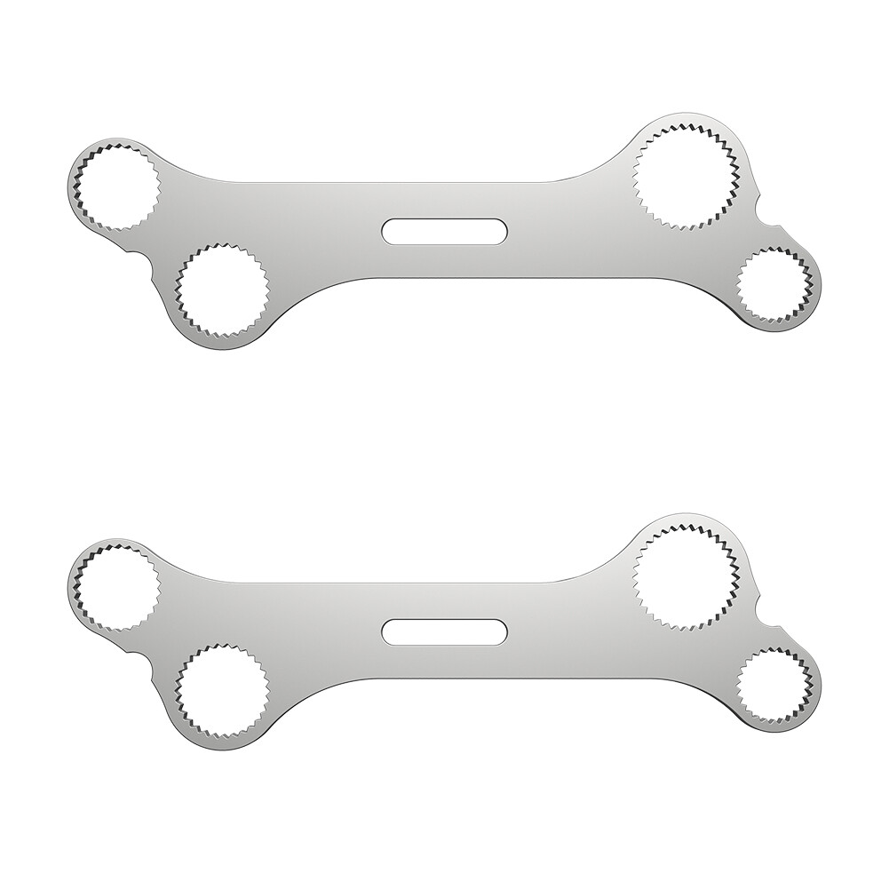 2PCS Parse Wrench Multitool Spanner For Leatherman Disassembly Tool Bone Design