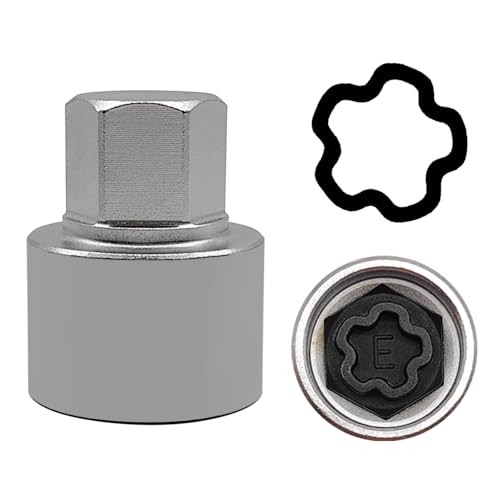 E Wheel Locking Nut Key Compatible with Audi Series, (Socket OD 27mm - Scoket E