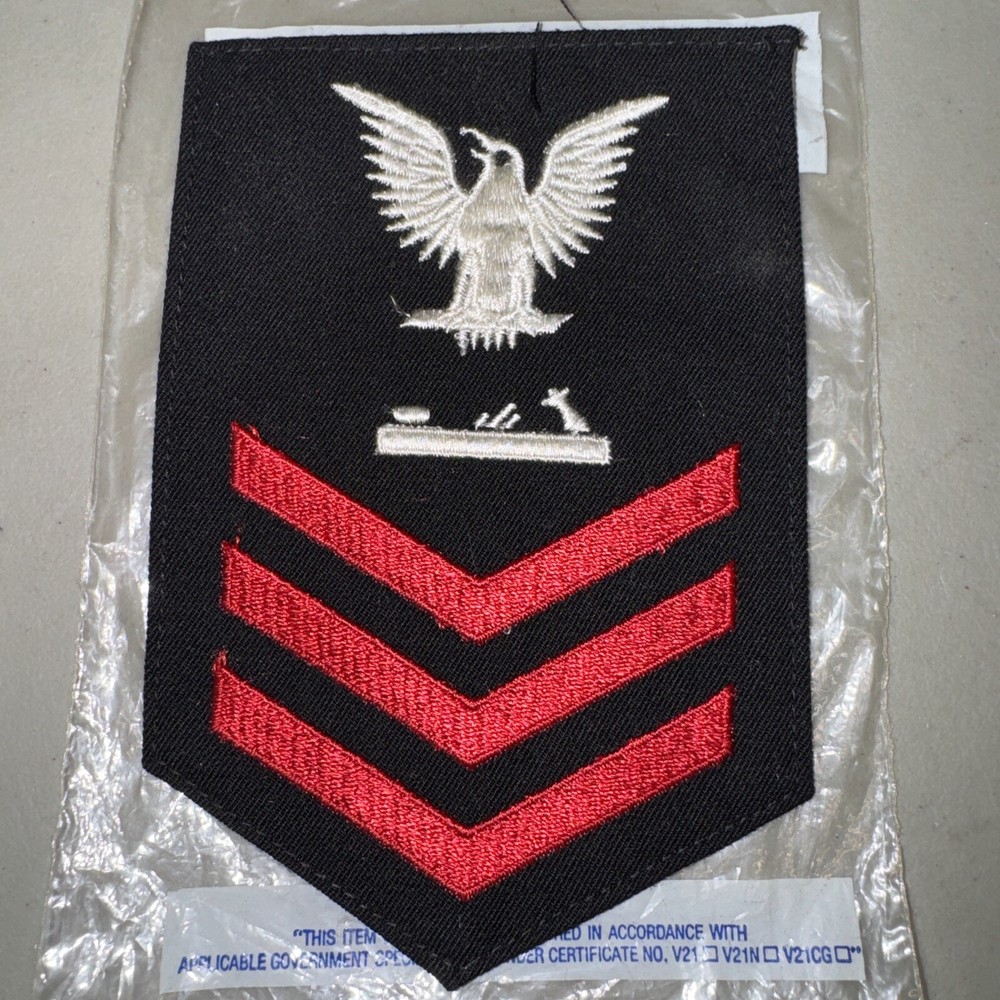 US Navy - Pattern Maker Rate 1st Class Male Size