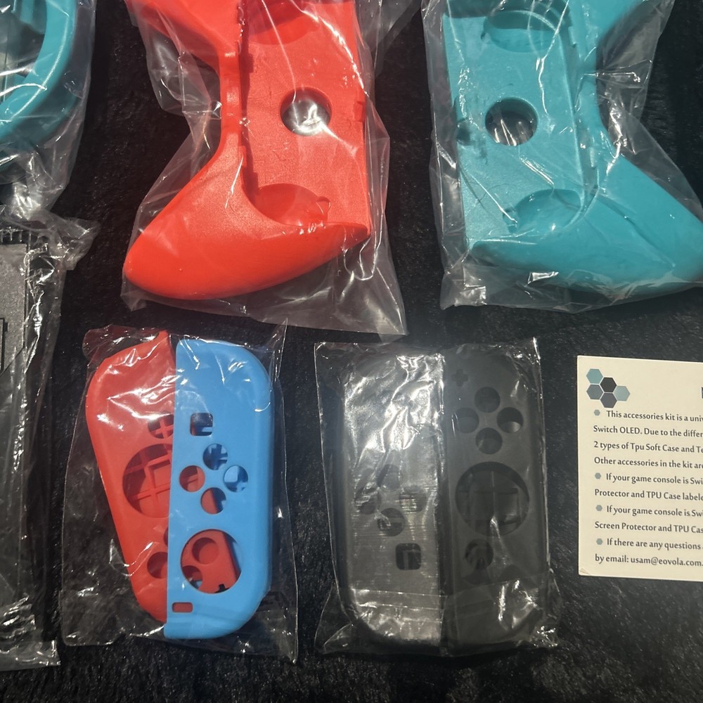 Accessories Bundle Nintendo Switch OLED Model Super Kit with Carrying Case, New