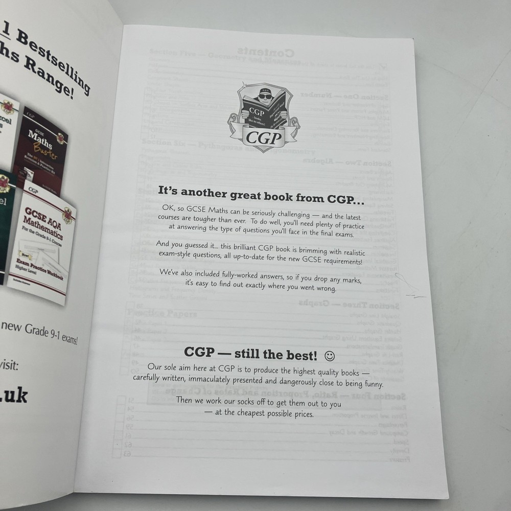 CGP GCSE AQA Mathematics Higher Level Revision Guide & Practice Workbook