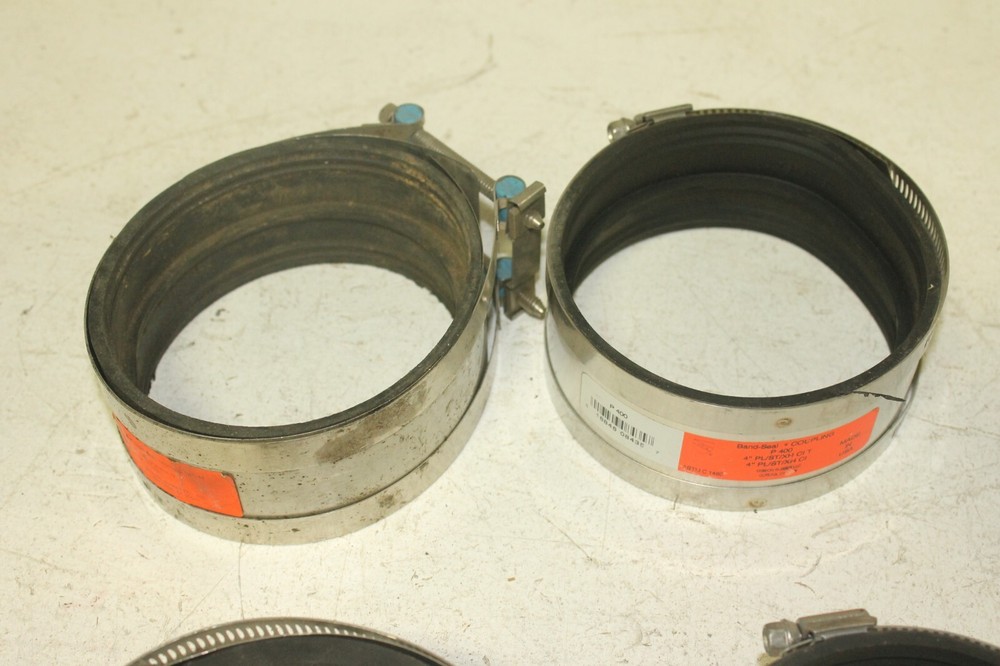 Six 4" Shielded Transition Couplings C1460