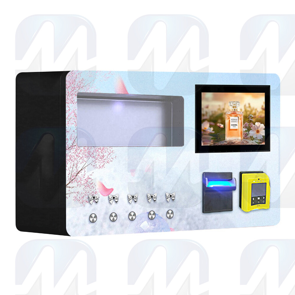 Wall Mounted Smart Operated Perfume Spray Vending Machine With Card Reader