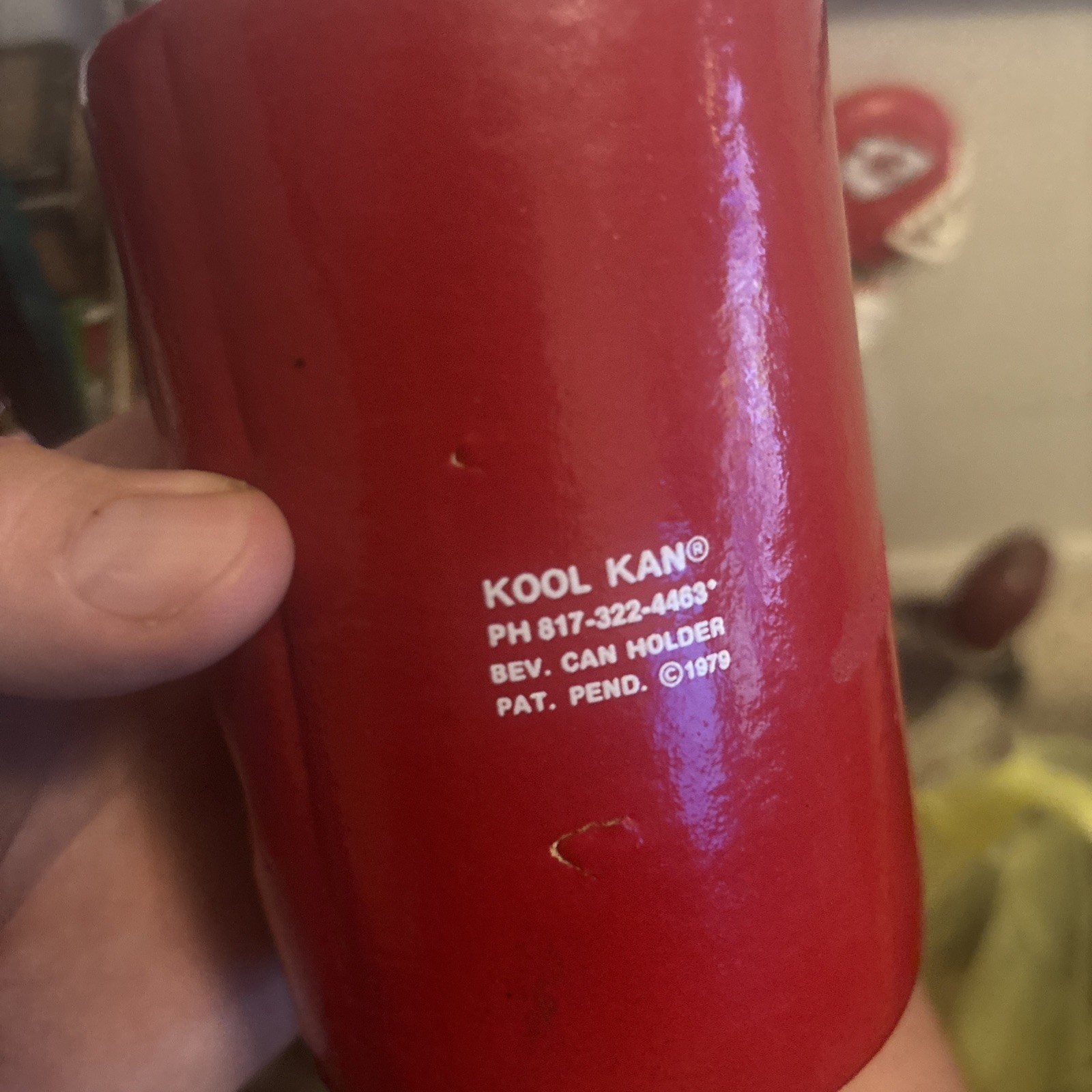 Vintage Budweiser Sealed Red Foam Kool Kan 1979 “This Buds For You!” EUC