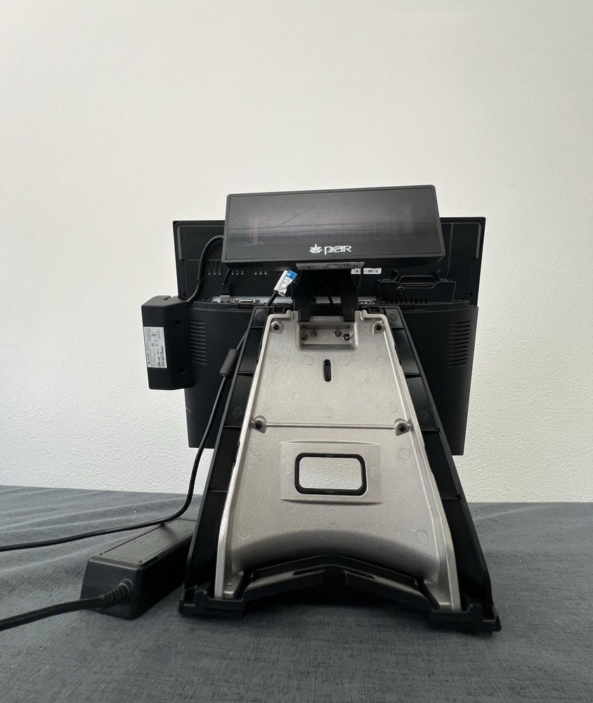 PAR M6150 EverServ 600 Touch Terminal + Customer Display w/Adapter