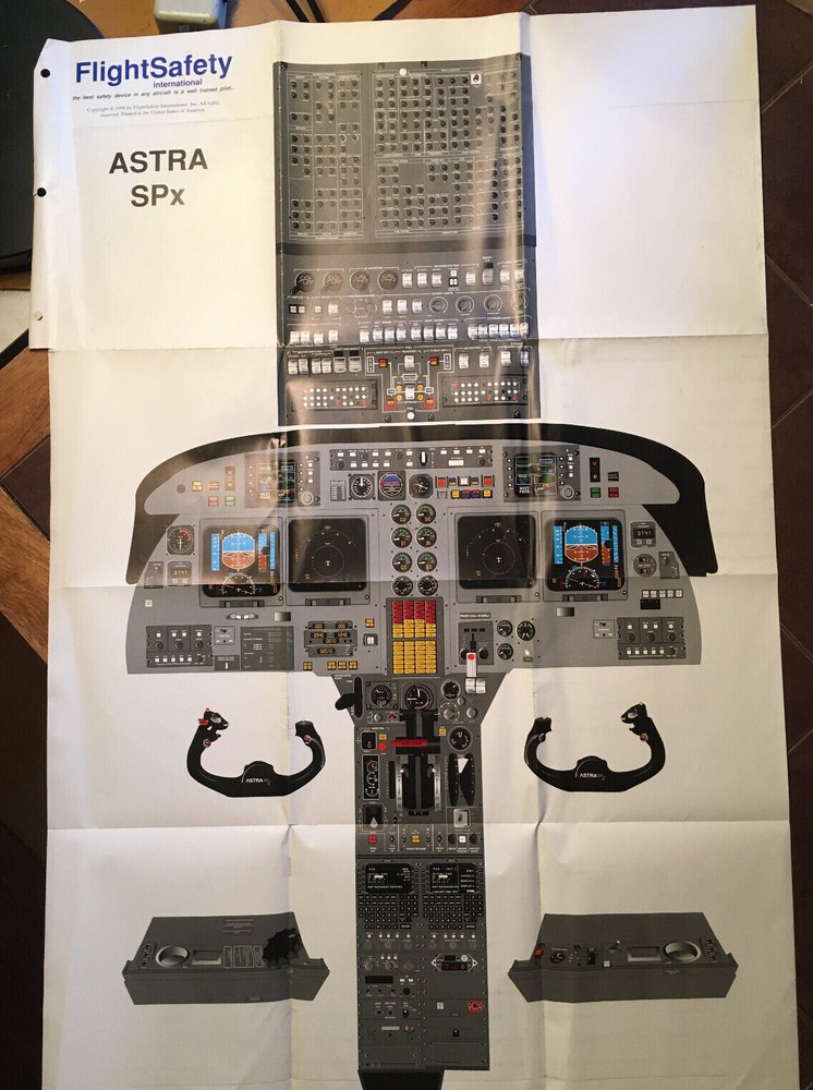 Astra SPx Instrument Panel Poster