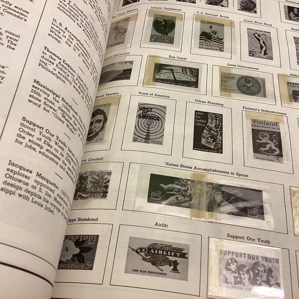 1970 H.E. Harris Freedom Stamp Album for the United States, no stamps