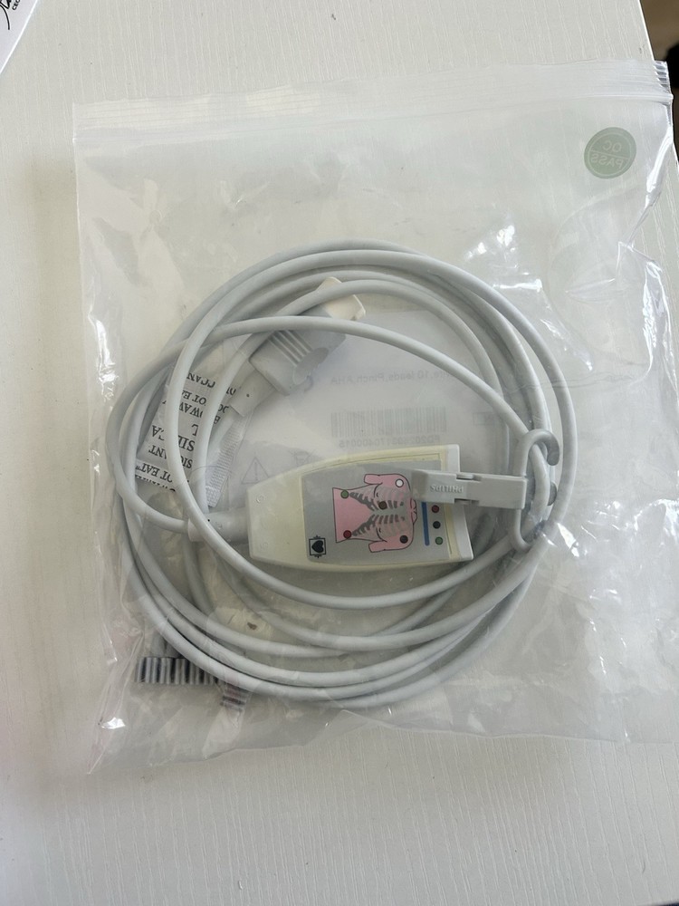 Philips REF M1668A , CBL 5 Leadset, Grabber, AAMI, ICU