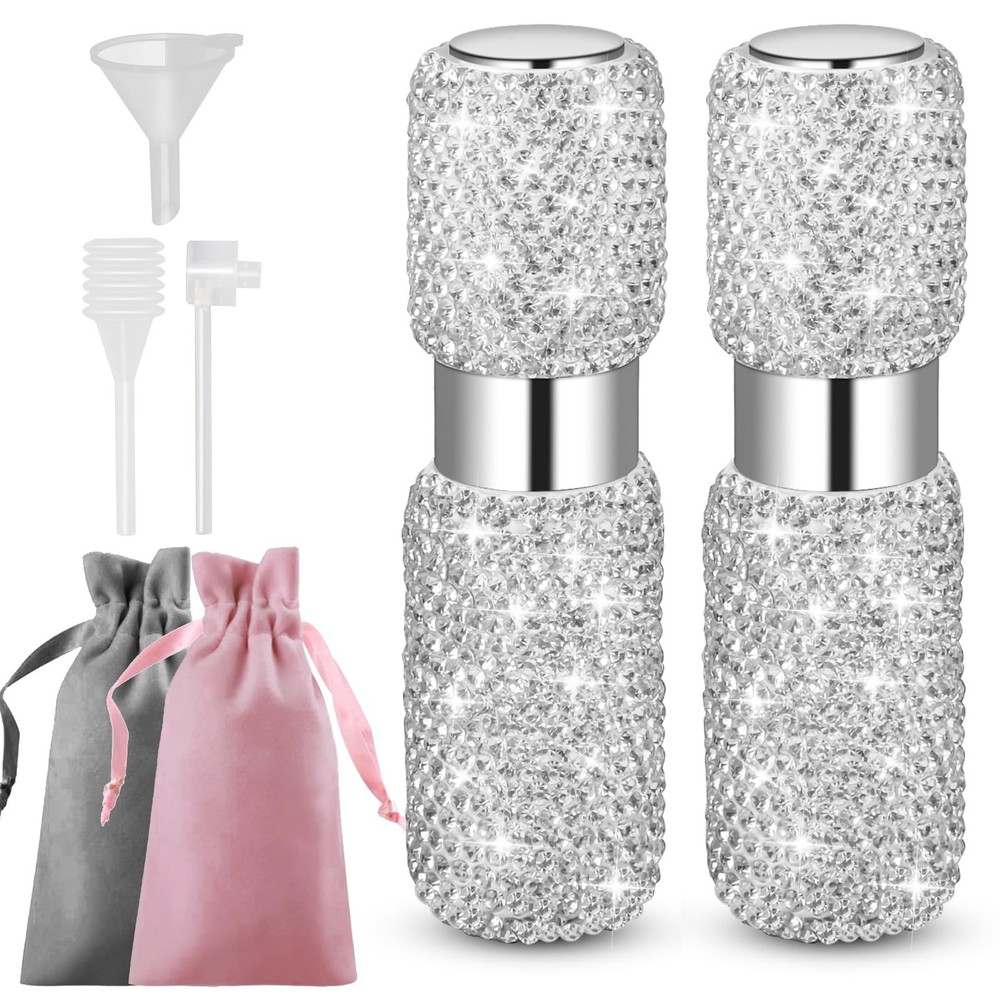 Refillable Perfume Atomizer 8ml Travel Mini Spray Bottle 2Pack