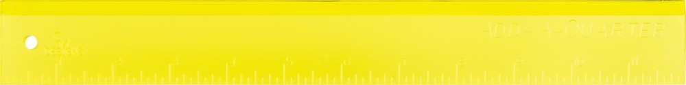 Add-A-Quarter Ruler 12"
