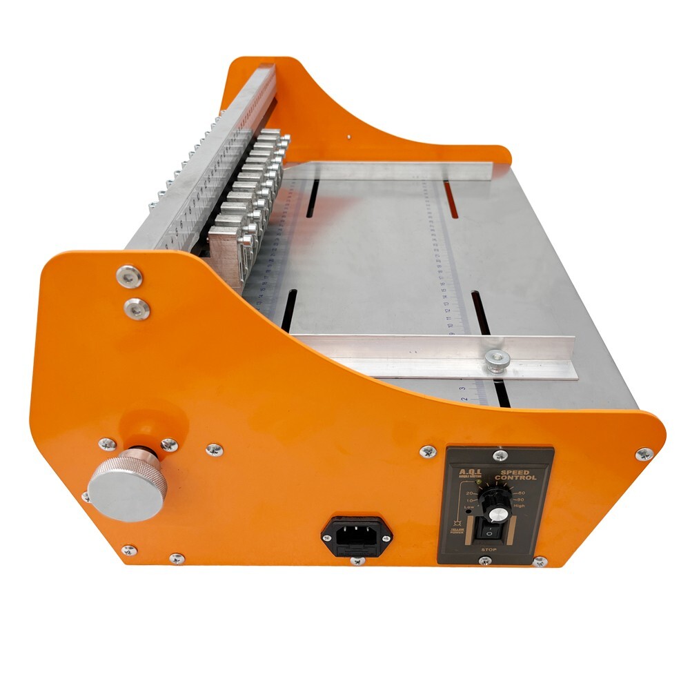Electric Creasing Machine, 16 Inch Paper Creasing Scoring Machine, 110V Adhesive