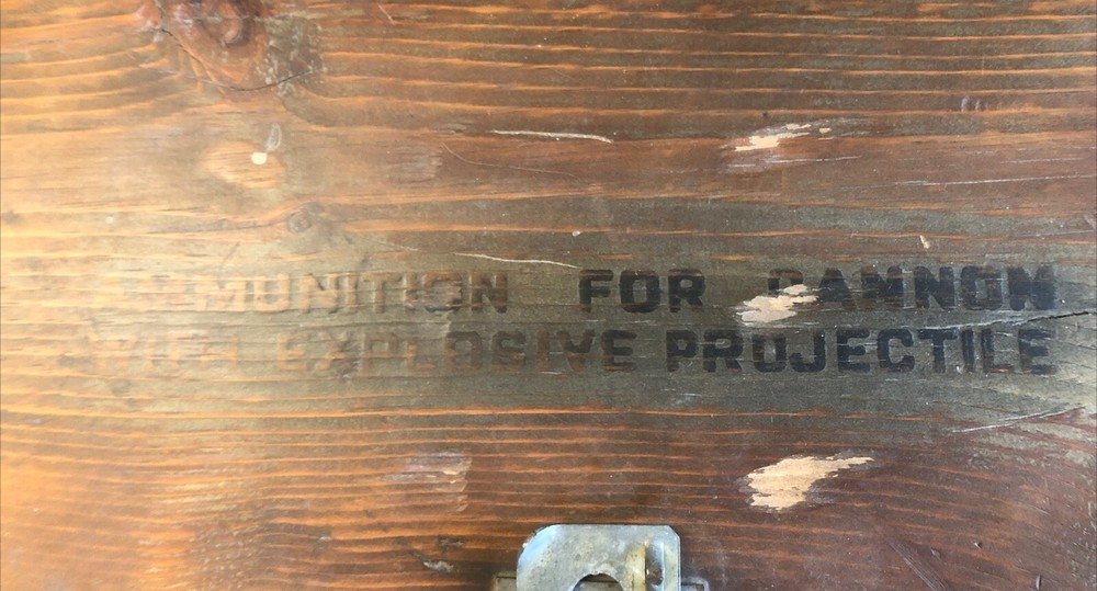 Vintage WW2 Explosive Cannon Projectile Case M30 Mortar 9140-C705 - Empty