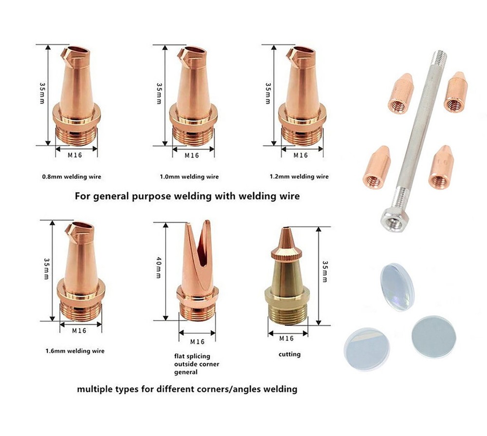 US Stock Handheld Raycus Laser Machine 1500W Multi-function Welding Cleaning