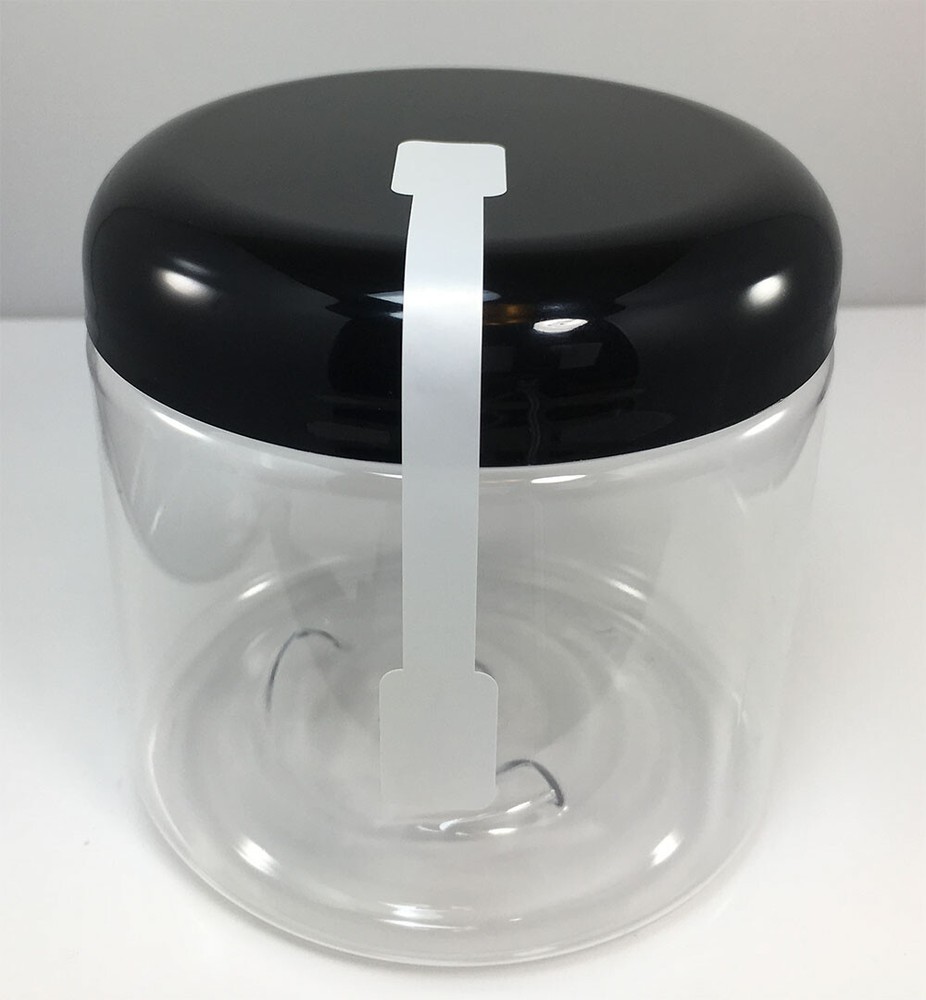 Blank Tamper Evident Labels | 4" x 0.5" Rectangle Special Shape | 500 on a Roll