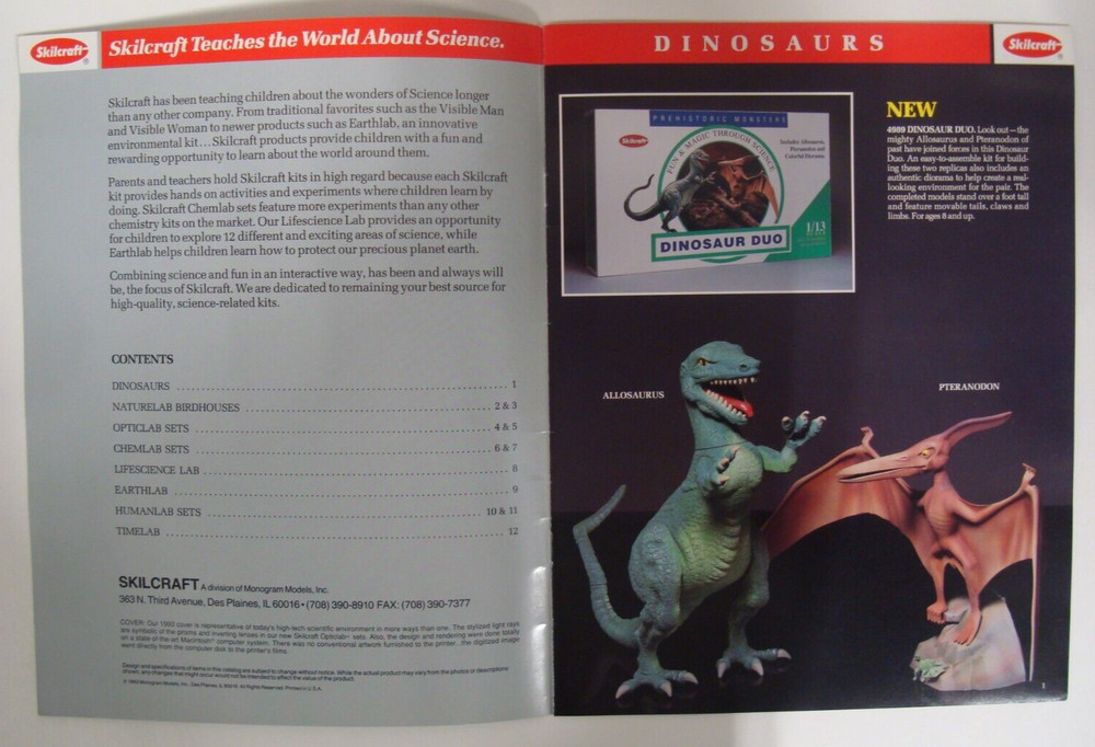 SKILLCRAFT 1993 CATALOG