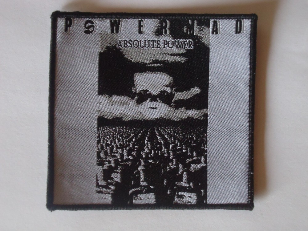 POWERMAD ABSOLUTE POWER THRASH METAL WOVEN PATCH