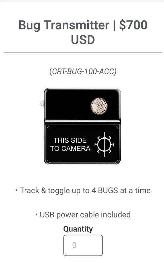 CineRT Bug Transmitter