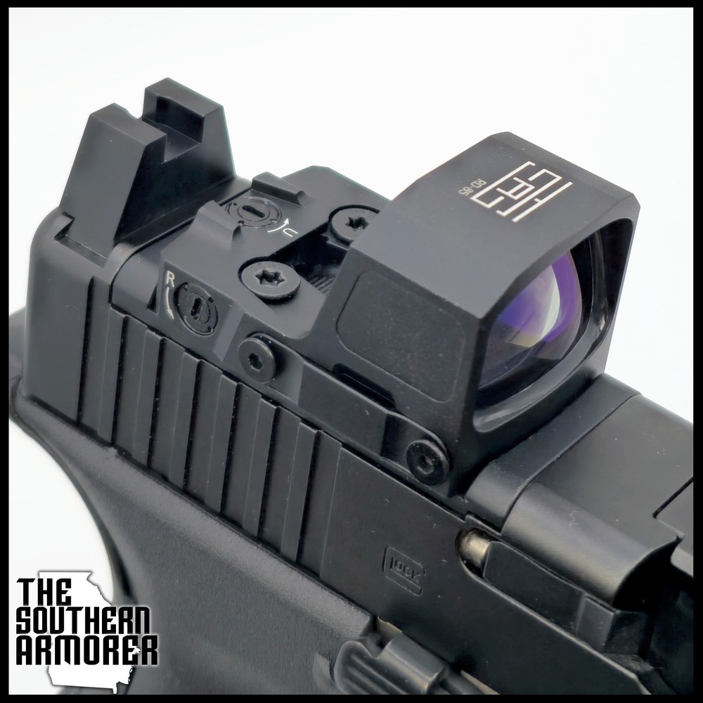 Green Dot Sight 3 MOA for GLOCK® MOS 17 19 Micro Optic Shake Awake Side Battery