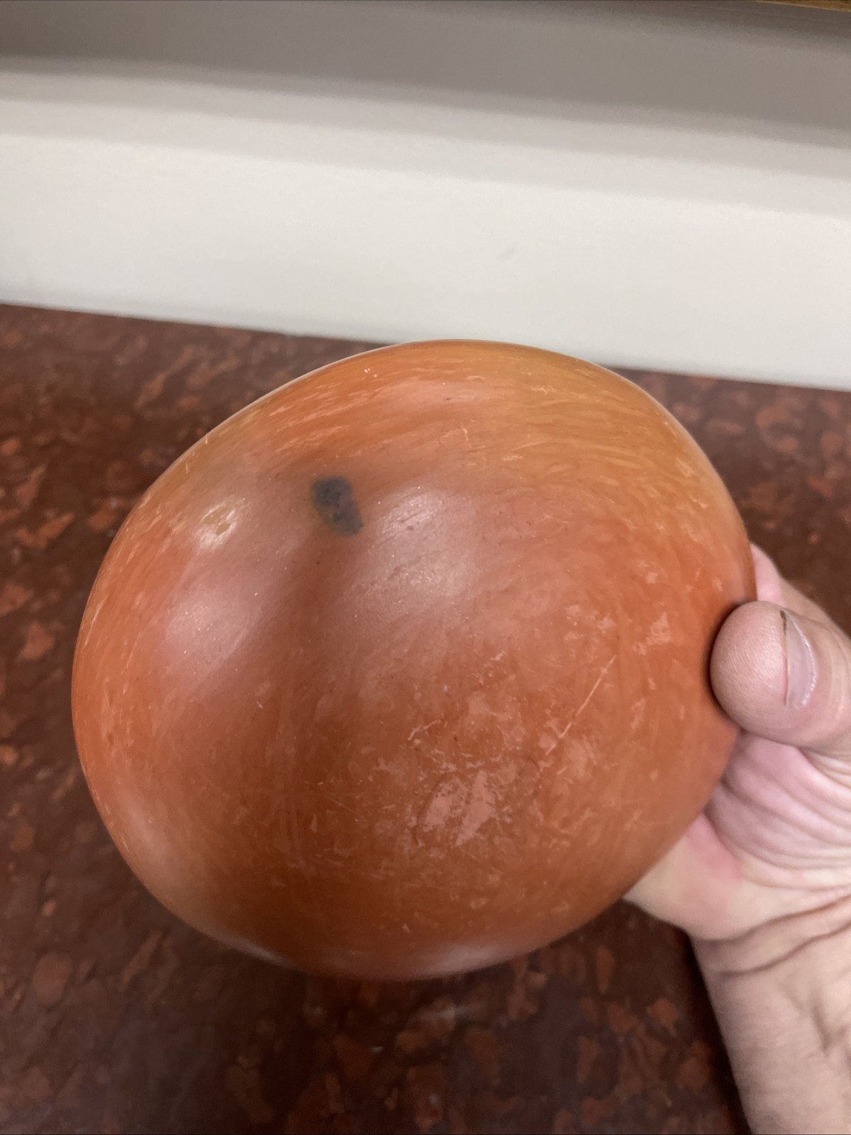 Nampeyo Hopi black and white on red pottery bowl.