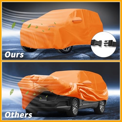 Car Cover Waterproof All Weather Automotive Outdoor Anti-UV Full Exterior