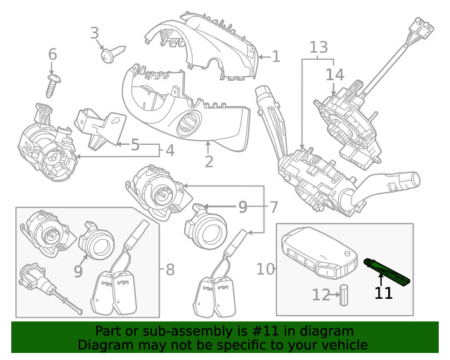 Genuine Kia Key 81996-K0000