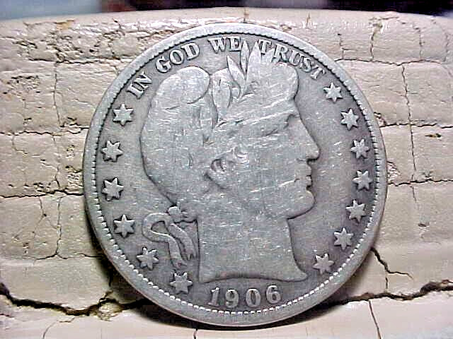 1906 Barber Half Dollar Very Good