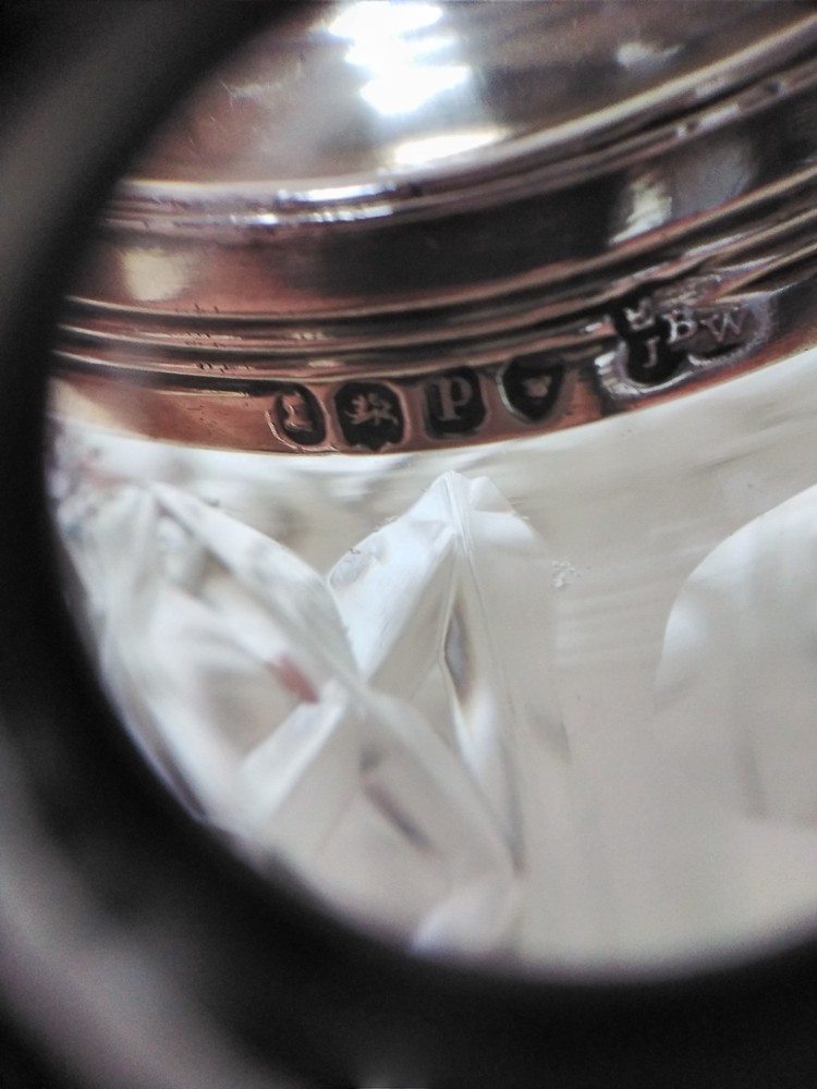 1830 Sterling Silver Mustard Pot, Barnards